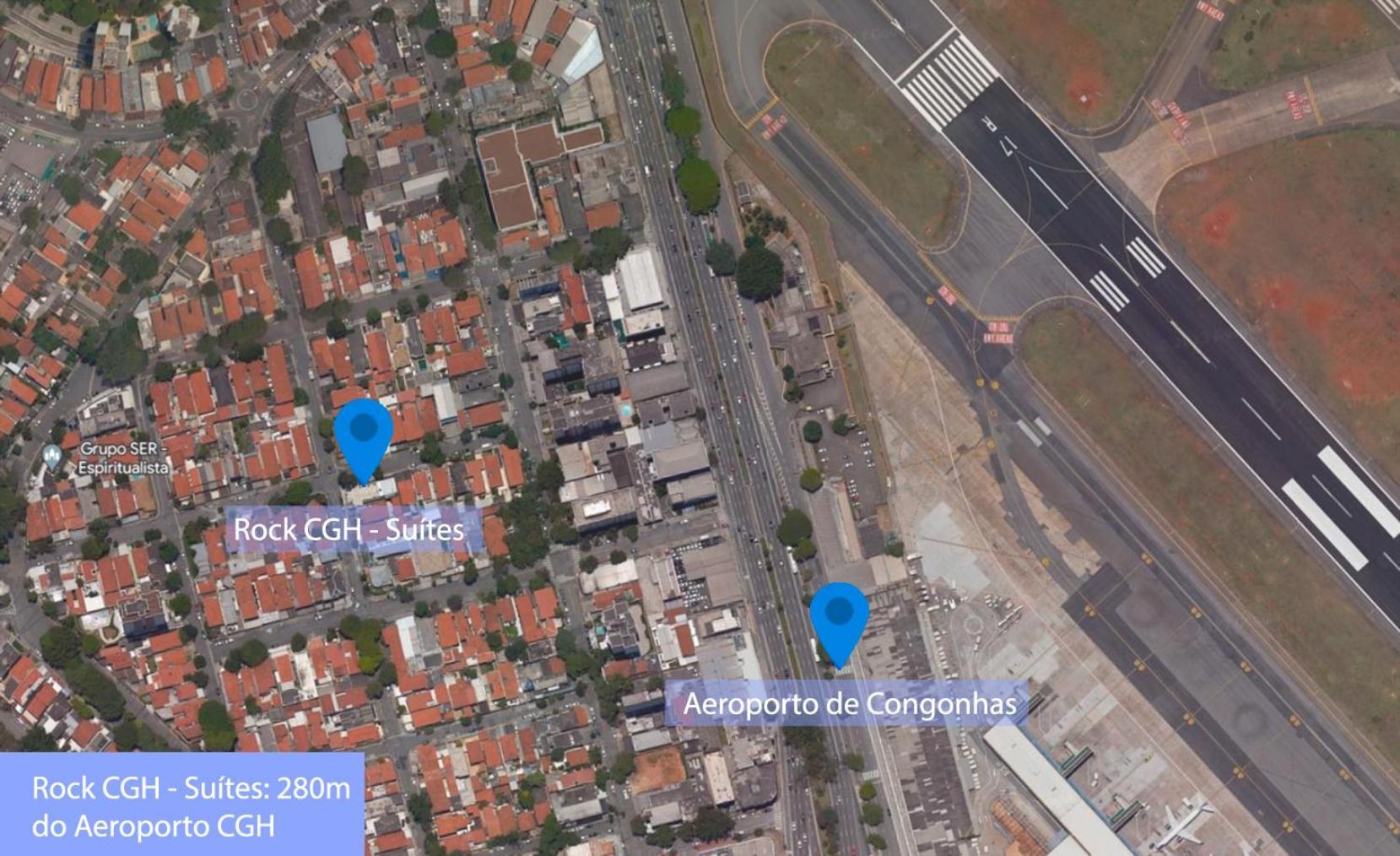 Rock Cgh Suites - Aeroporto De Congonhas Σάο Πάολο Εξωτερικό φωτογραφία